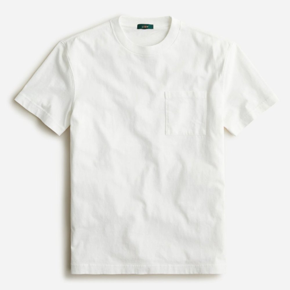 J.Crew Relaxed Premium-Weight Cotton Pocket T-Shirt